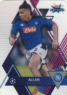 Allan SSC Napoli 2019/20 Topps Crystal Champions League Base card #67